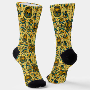 Bloemrijke farao sokken