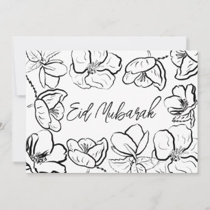 Bloemrijke, huisdecoratie cadeaus Eid Mubarak huis Kaart