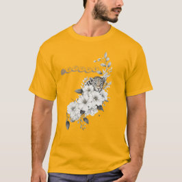 Bloemrijke Jaguar T-shirt