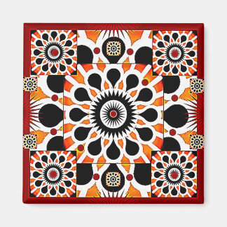 Bloemrijke magneet1 magneet