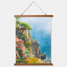 Bloemrijke Mediterrane  Hangend Wandkleed