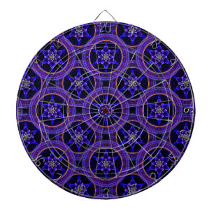 Bloemrijke moderne boho elegante abstracte patroon dartbord