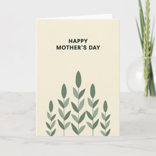 Bloemrijke Moederdag Wenskaart Kaart
