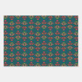 Bloemrijke Oudhollandse Kunst Bloemen Gezellig en Inpakpapier Vel (Voorkant 3)