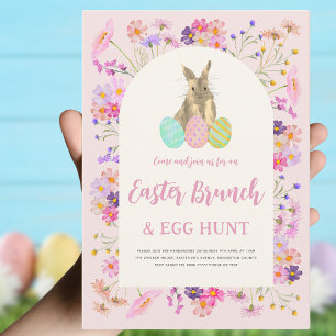 Bloemrijke Pasen Brunch en Eiers zoeken Kaart