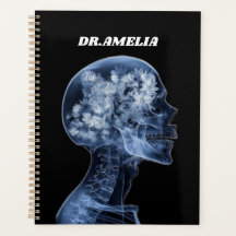 Bloemrijke Röntgenfoto Schedel Doktersnaam Donkere