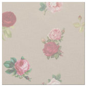 Bloemrijke Rozen Chic Stof per Meter (Close Up)