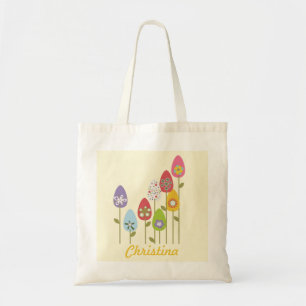 Bloemrijke takken Pasen Eieren Boodschappentas Tote Bag