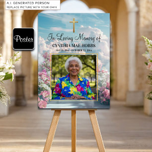 Bloemrijke Trap naar de Hemel Foton voor Viering v Poster