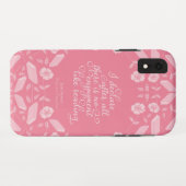 Bloemrijke trots en vooroordeel Jane Austen Boekac Case-Mate iPhone Case (Achterkant (horizontaal))