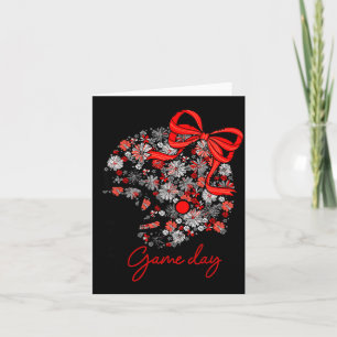 Bloemrijke voetbal spel dag meisjesachtig team Sri Kaart