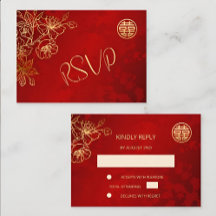 Bloemrood RSVP Chinese bruiloft