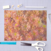 Bloemroze gele chrysant  decoupage tissuepapier (Craft)