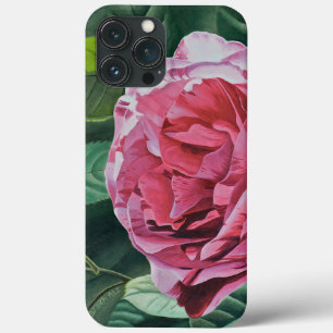Bloemroze pioen iPhone 13 pro max hoesje