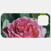 Bloemroze pioen Case-Mate iPhone case (Achterkant (horizontaal))