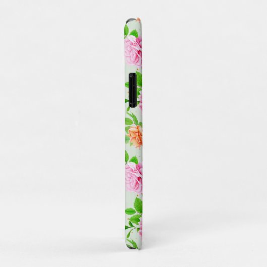 Bloemroze Rozen Patroon-2367 Case-Mate iPhone Case (Achterkant/rechts)