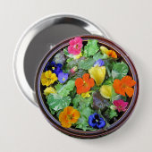 Bloemsalade Button (Voorkant /achterkant)