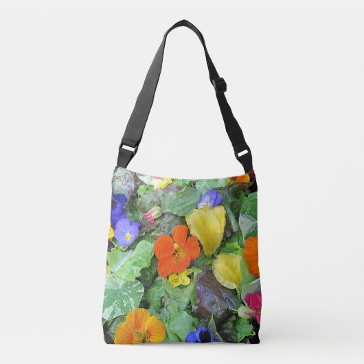 Bloemsalade Crossbody Tas (Voorkant)