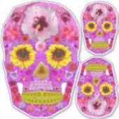 Bloemschedel 7 sticker (Voorkant)