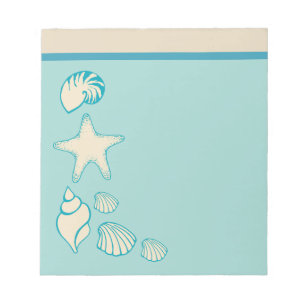 Bloemschelpen Starfish Seashell Notitieblok Gift
