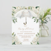 Bloemscherm april buien brengen may bloemen kaart (Staand voorkant)