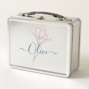 Bloemschets waterverf gepersonaliseerd