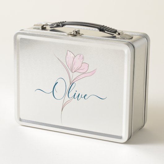 Bloemschets waterverf gepersonaliseerd (Voorkant)