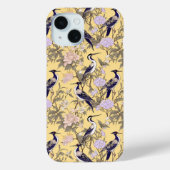  Bloemscheut Vogels Kleurrijk Patroon Case-Mate iPhone Case (Achterkant)