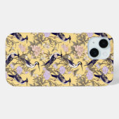  Bloemscheut Vogels Kleurrijk Patroon Case-Mate iPhone Case (Achterkant (horizontaal))
