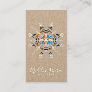 Bloemschikken Bloemist  Yoga Boho Mandala Kraft Visitekaartje