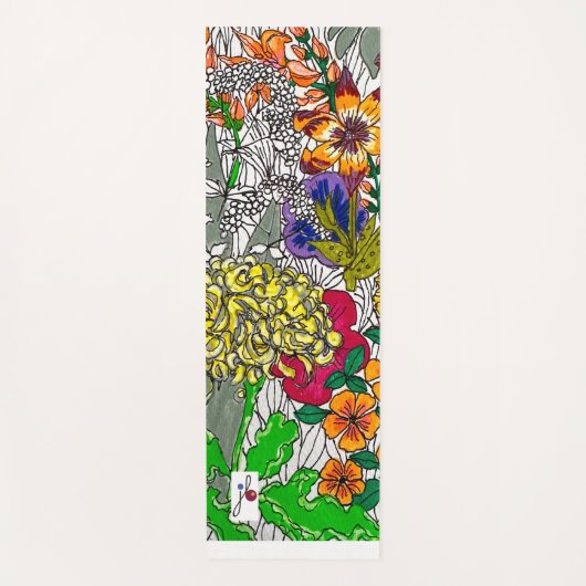 Bloemschikken Yogamat (Voorkant)