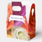 Bloemschikking Aangepaste Naam Bedankdoosjes (Geopend)