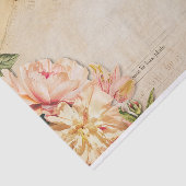 bloemscript decoupage print tissuepapier (Detail)
