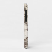 bloemsepiapatroon (10) Case-Mate iPhone case (Achterkant/links)