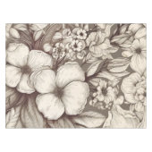 bloemsepiapatroon (10) tafelkleed (Voorkant (Horizontaal))