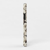 bloemsepiapatroon (12) Case-Mate iPhone case (Achterkant/rechts)