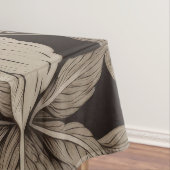 bloemsepiapatroon (12) tafelkleed (Voorbeeld)