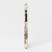  bloemsepiapatroon (14) iPhone hoesje (Linkerkant)