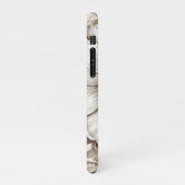  bloemsepiapatroon (15) iPhone hoesje (Linkerkant)