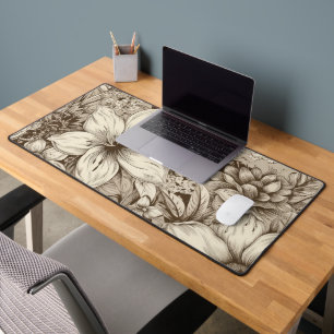  bloemsepiapatroon (3) bureaumat