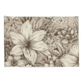  bloemsepiapatroon (3) kussensloop (Achterkant-Rechts)