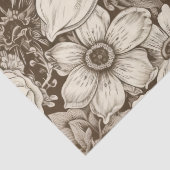  bloemsepiapatroon (3) tissuepapier (Detail)