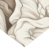  bloemsepiapatroon (9) tafelkleed (Gekanteld)