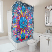 bloemster douchegordijn (In situ)