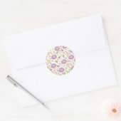 Bloemsticker ronde sticker (Envelop)
