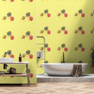 BLOEMSTIJL ONTWERP BEHANG