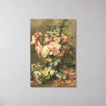 Bloemstillevens Fijne Kunst Opgespannen Canvasprin