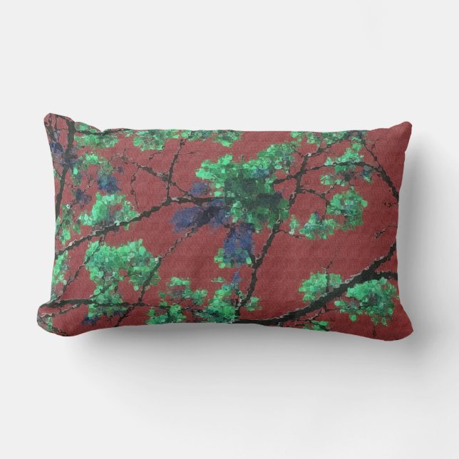 Bloemstof, Rood Kussen (Voorkant)