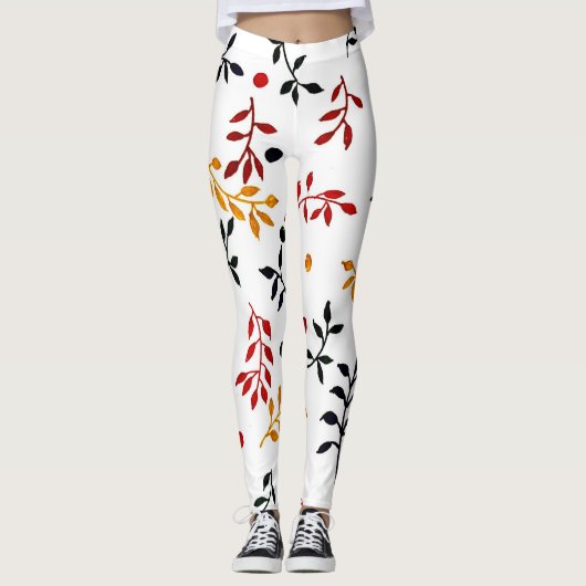 Bloemstroom: Leggings met patroon (Voorkant)