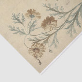 Bloemstudies van een Rode en Bruine Bloem Tissuepapier (Detail)